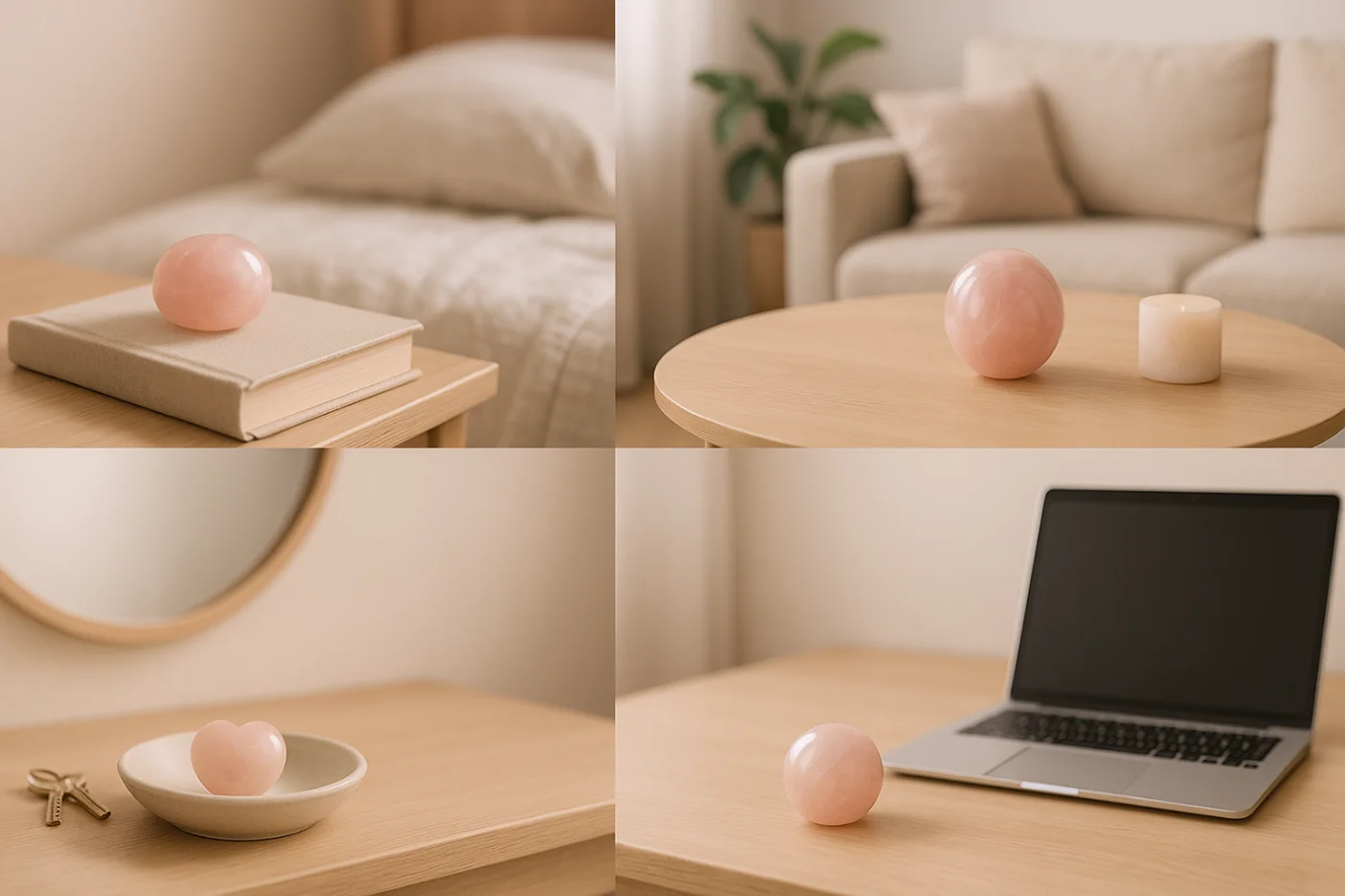 Où placer la pierre de quartz rose ?
